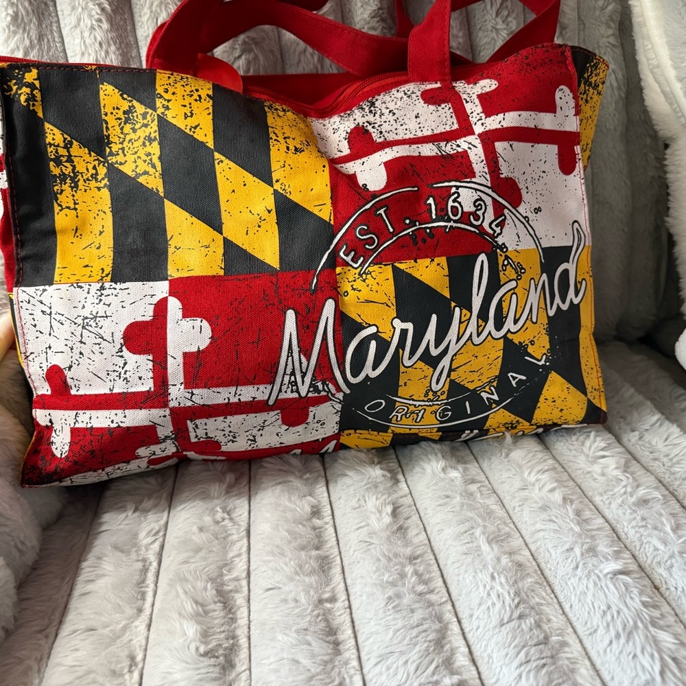 Maryland Flag Tote Bag